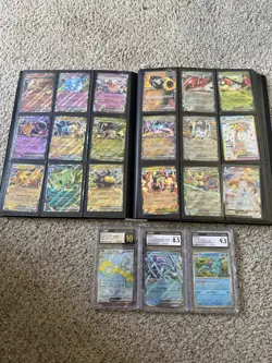 Pokemon- Loaded Binder- Great For Child's Starter Collection- 170 Inserts Total - Image 1