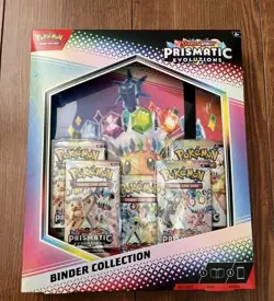 Pokemon TCG Scarlet & Violet Prismatic Evolutions Binder Collection Box Sealed - Image 1