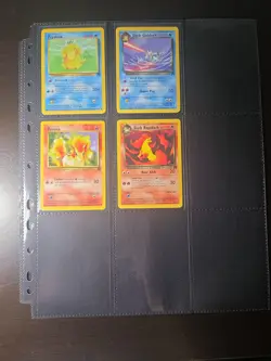 Vintage Pokemon Card Collection Lot/Binder Pages 1st Edition & Base Team Rocket - Image 5