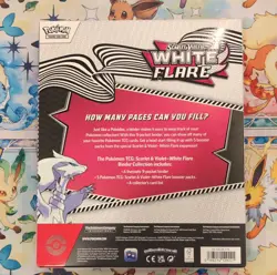 Pokemon TCG Scarlet & Violet White Flare Binder Collection Box Reshiram - Image 2