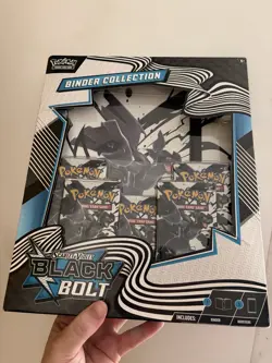 Pokemon TCG Scarlet Violet Black Bolt Binder Collection Box Bundle New Sealed - Image 1
