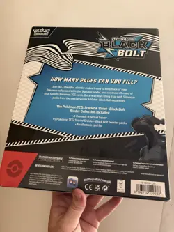 Pokemon TCG Scarlet Violet Black Bolt Binder Collection Box Bundle New Sealed - Image 2