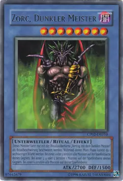 YU-GI-OH, ZORC, DUNKLER MEISTER, R, CP02-DE010, TOP - Image 1