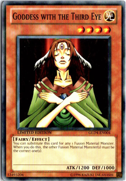 Goddess with the Third Eye - GLD4-EN004 - Common - Limited Edition - Yugioh TCG - Image 1