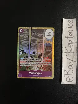 One Piece TCG Mamaragan OP15-078 Gold Event Foil SR Adventure On Kami’s Island - Image 1