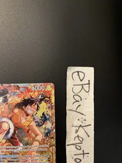 One Piece TCG Monkey D Luffy OP16-015 Alternate ALT ART The Time Of Battle SR - Image 2