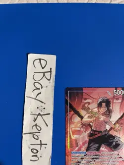 One Piece TCG Portgas D Ace OP16-001 Alternate ALT ART The Time Of Battle L - Image 4