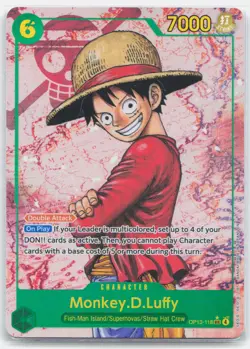 Monkey.D.Luffy Parallel - OP13-118 Carrying On His Will SEC One Piece - NM/LP - Image 1