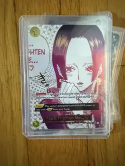 Bandai One Piece CCG You'll Frighten Me... OP14-118 Rare Alt Art Boa Hancock - Image 3