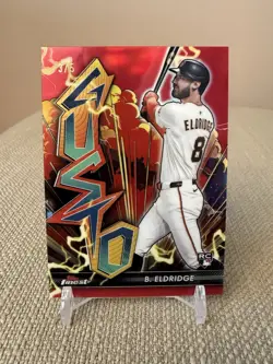 2026 Topps Finest Baseball Bryce Eldridge RC Gusto #G-5 Red Refractor #3/5 - Image 1