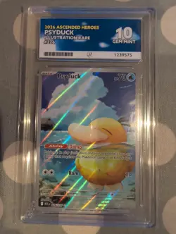 Psyduck 226/217 – Ascended Heroes – ACE 10 GEM MINT 💎 Perfect Subgrades - Image 1
