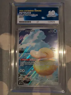 Psyduck 226/217 – Ascended Heroes – ACE 10 GEM MINT 💎 Perfect Subgrades - Image 2