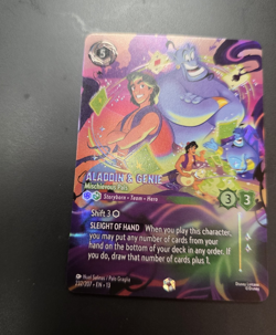 Disney Lorcana Aladdin & Genie Mischievous Pals 232/204 Enchanted - Image 1