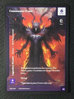 Wonders of the First, CotS - Commander X'sacz 012/402 Mythic - Image 1