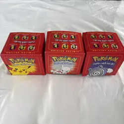 Pokemon 23k Gold Plated Card 1999 Burger King Complete Set of 6 SEALED - Image 3