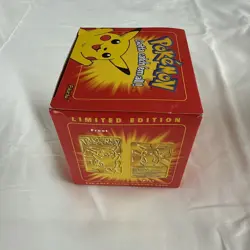 Pokemon 23k Gold Plated Card 1999 Burger King Complete Set of 6 SEALED - Image 5