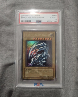 Konami Yu-Gi-Oh! PSA Graded 2-Card Lot: Blue-Eyes SDK-001 + Dark Magician SDY-0… - Image 1