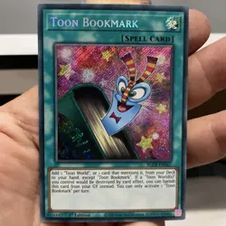Toon Bookmark BLCR-EN067 SECRET RARE 1st Edition NM FREE SHIPPING! +Bonus Cards! - Image 1