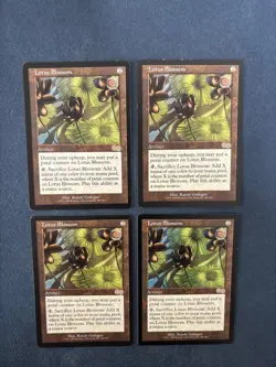 MTG 4X URZA'S SAGA LOTUS BLOSSOM MAGIC THE GATHERING RARE ARTIFACT ENGLISH CARD - Image 4