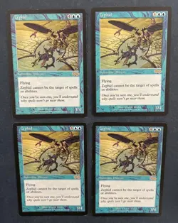 MTG 4X URZA'S SAGA ZEPHID MAGIC THE GATHERING ENGLISH RARE BLUE CREATURE CARD - Image 3