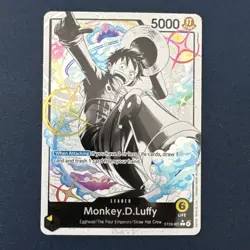 One Piece Monkey. D. Luffy ST29-001 ALT ART Leader Card Egghead English NM - Image 1