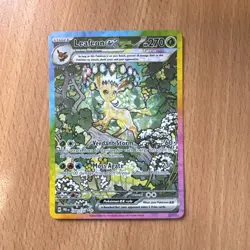 Pokemon TCG Leafeon EX Sir 144/131 Prismatic Evolutions Card NM Condition. CLEAN - Image 1