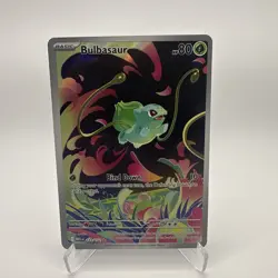 Bulbasaur 133/132 English MEG EN-Mega Evolutions Illustration Rare Pokemon Card - Image 1