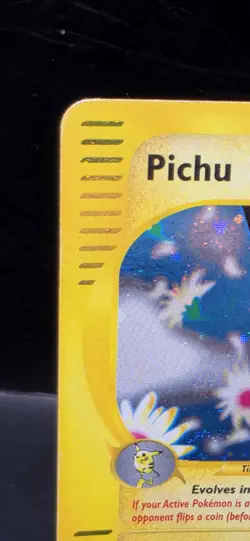 Pokemon Pichu TCG Expedition Card 22/165 Holo Rare Look At All PICS - Image 5