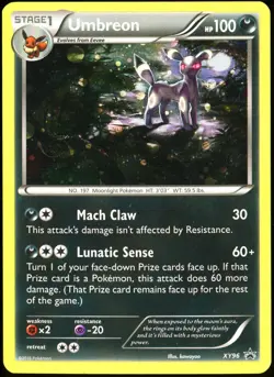 Pokemon Card XY Promo Umbreon XY96 Holo Promo - Image 1
