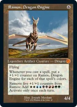 Ramos, Dragon Engine -Foil Light Play MTG - Image 1