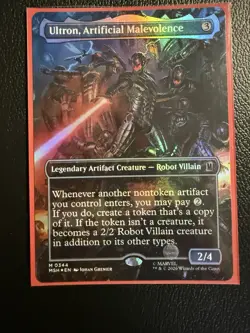 Ultron, Artificial Malevolence (Borderless) (0344) Marvel Super Heroes Foil - Image 1
