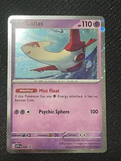 Latias 139 | NM | Cosmos | Swirl | SVPen | Black Star Promo | English Pokemon - Image 2