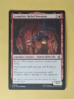 Magic MTG-Longshot, Rebel Bowman - Avatar: Last Airbender: Eternal TLE U #120 - Image 3