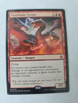 Twinflame Tyrant Foundations MTG # 97 - Image 1
