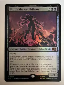 Ultron the Annihilator - FOIL - MTG Marvel Super Heroes Commander - 0668 NM - Image 1