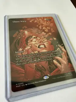 Chaos Warp #69 Borderless MTG Marvel Super Heroes Eternal NM - Image 2