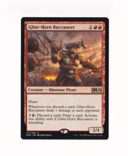 Magic the Gathering Core Set 2020 #141/280 Glint-Horn Buccaneer - Image 1
