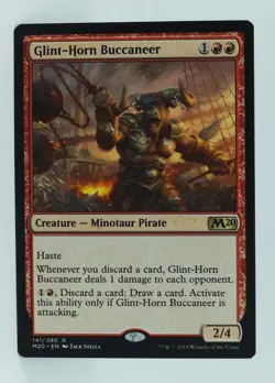 Magic the Gathering Core Set 2020 #141/280 Glint-Horn Buccaneer - Image 5