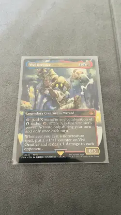 Wizards of the Coast MTG Final Fantasy Vivi Ornitier 0321 Mythic Foil Full Art - Image 2