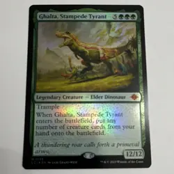 Wizards of the Coast MTG Ghalta, Stampede Tyrant Foil Mythic EN #185 - Image 1