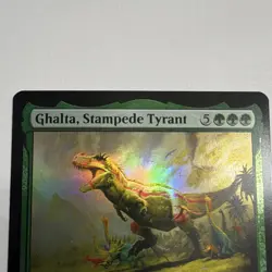 Wizards of the Coast MTG Ghalta, Stampede Tyrant Foil Mythic EN #185 - Image 2