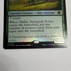 Wizards of the Coast MTG Ghalta, Stampede Tyrant Foil Mythic EN #185 - Image 3