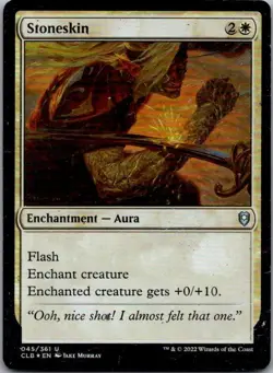 Stoneskin 45 Commander Legends: Battle for Baldur's Gate Magic Foil MP - Image 1