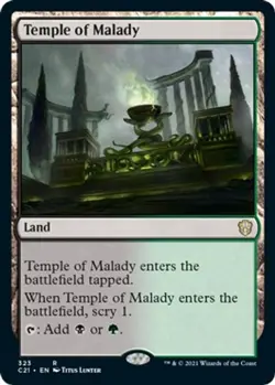 NM - Temple of Malady [C21 - 323] Commander 2021 - Image 1
