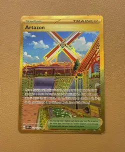 Artazon Trainer 229/197 Hyper Rare Gold SV: Obsidian Flames Pokemon TCG - Image 1