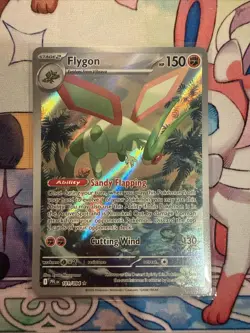 Pokemon TCG Flygon 101/094 Me02: Phantasmal Flames Holo Illustration Rare M/NM - Image 1