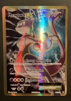 Mewtwo EX - 103/108 Evolutions Full Art Gold Pokemon NM/LP - Image 1