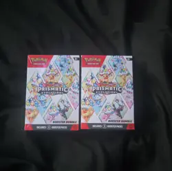 ⭐Pokemon TCG: Scarlet & Violet-Prismatic Evolutions Booster Bundle 6 Packs (x2) - Image 1