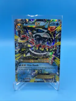 Mega M GLALIE EX 35/162 Ultra Rare Holo XY Breakthrough Pokemon NM - Image 1