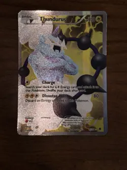 Pokemon THUNDURUS 97/98 (Full Art Ultra Rare) Emerging Powers - LP/Light Play - Image 2